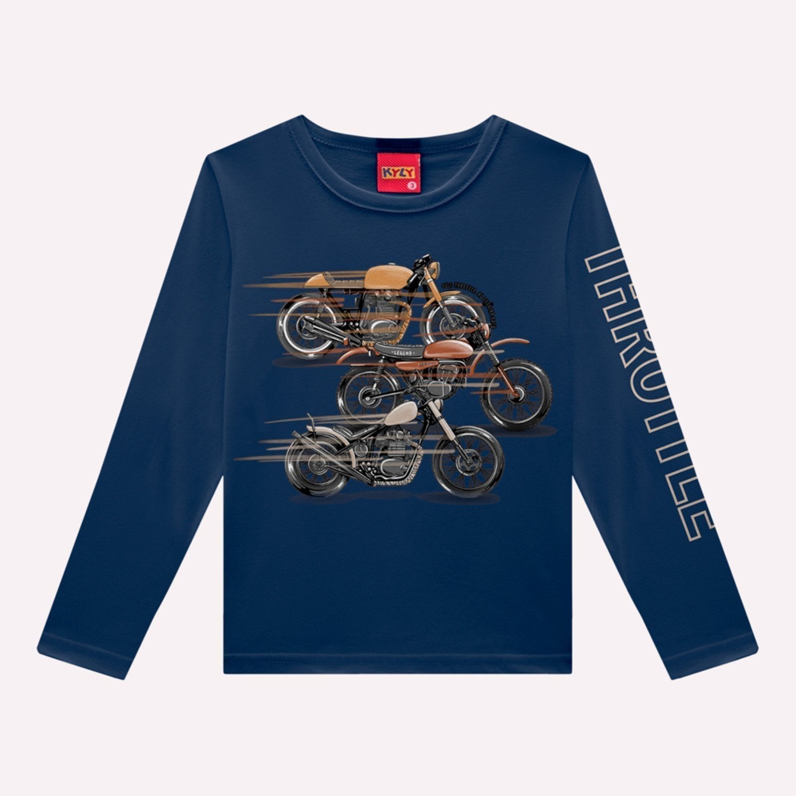 Infantil - Camiseta Menino Motos Kyly