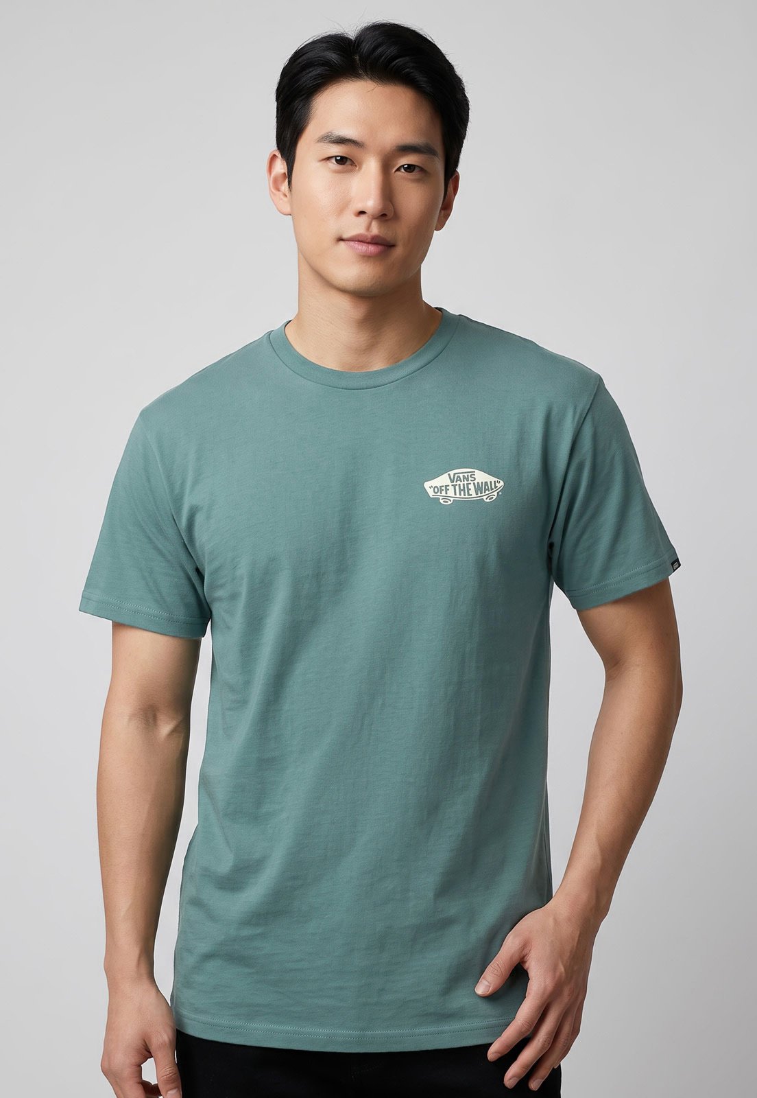 Camiseta Masculina Vans Double Standard SS Tee Verde