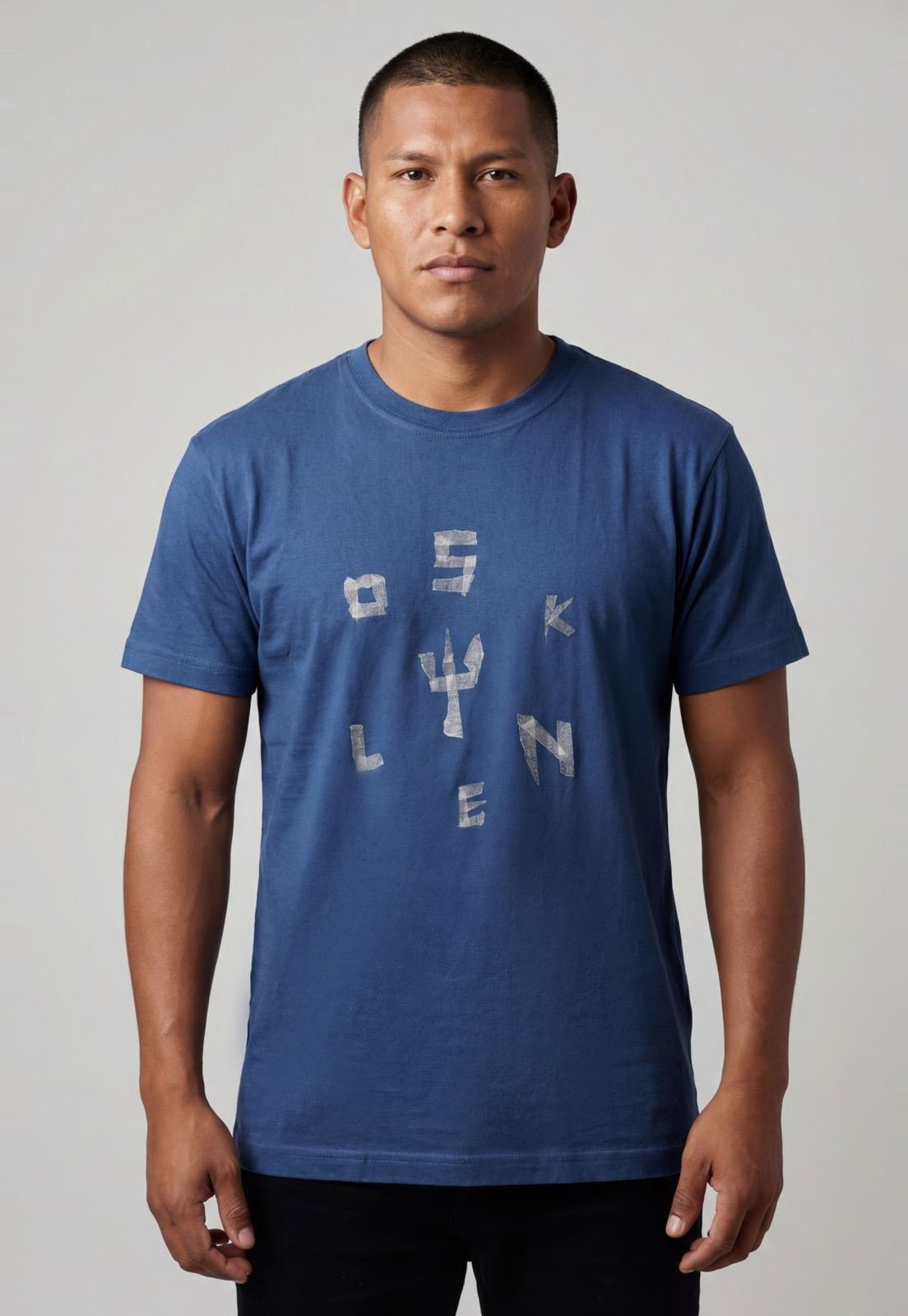 Camiseta Masculina Osklen Tape MC Azul