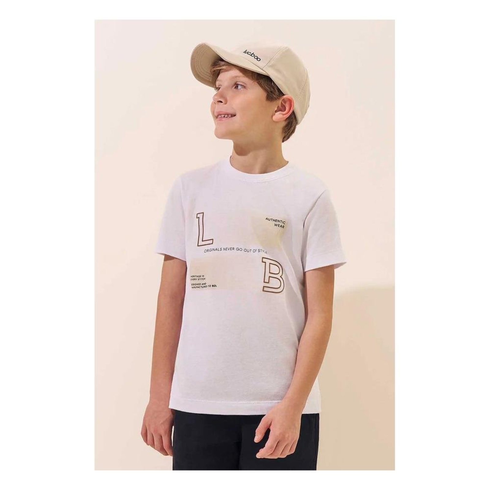 Infantil - Camiseta Menino Branco Lucboo 10 Branco