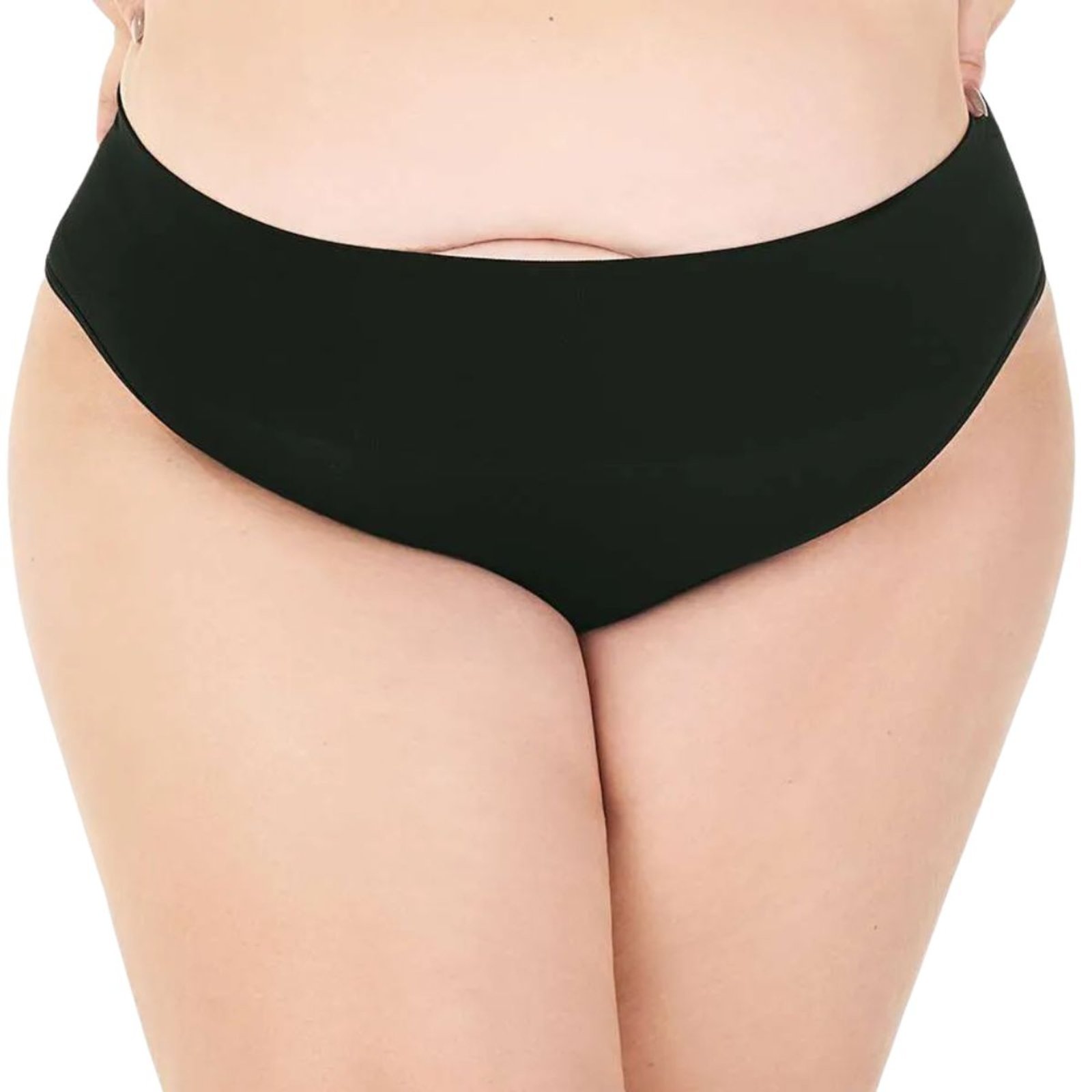 Calcinha Tanga Plus Size Cós Alto Sem Costura Zee Rucci