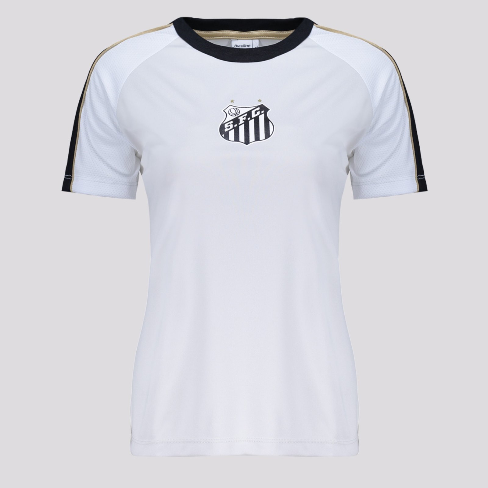 Camisa Santos Estaca Feminina Off White