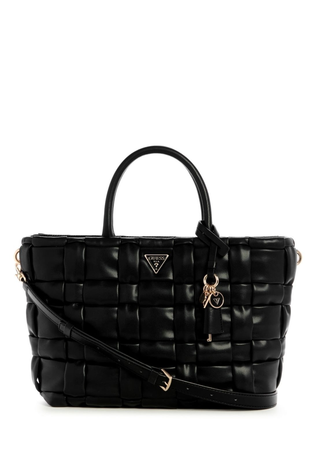 Bolsa Guess Marion Satchel Preto