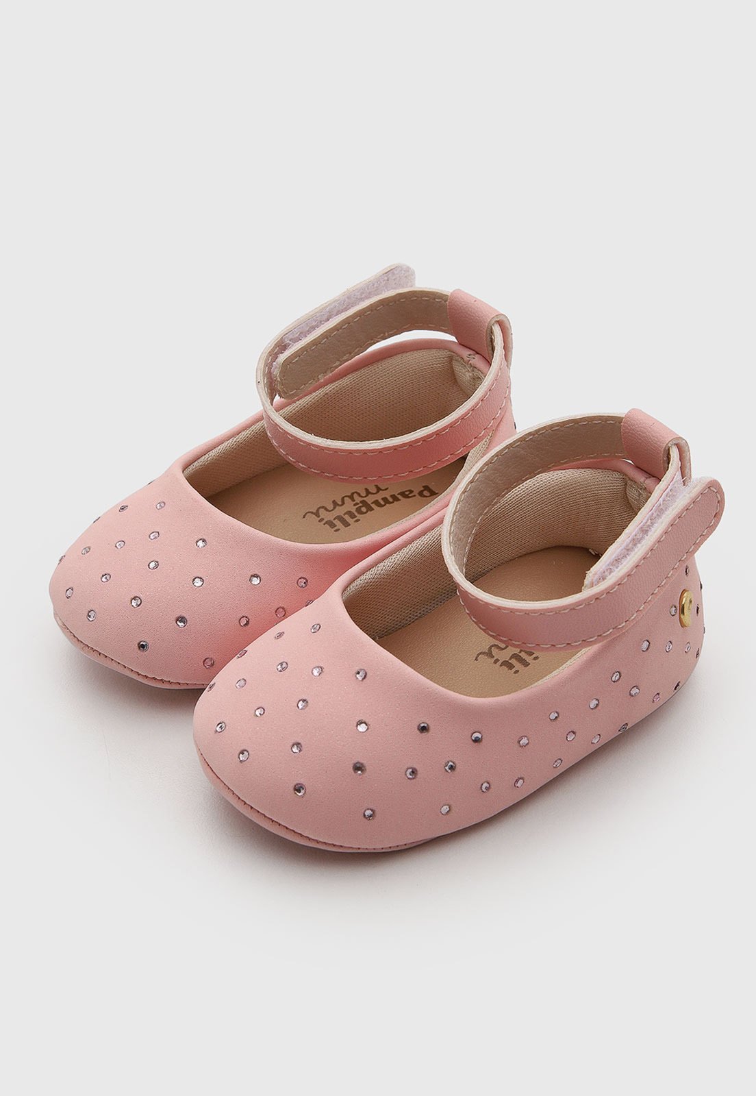 Infantil - Sapatinho Pampili Strass Rosa