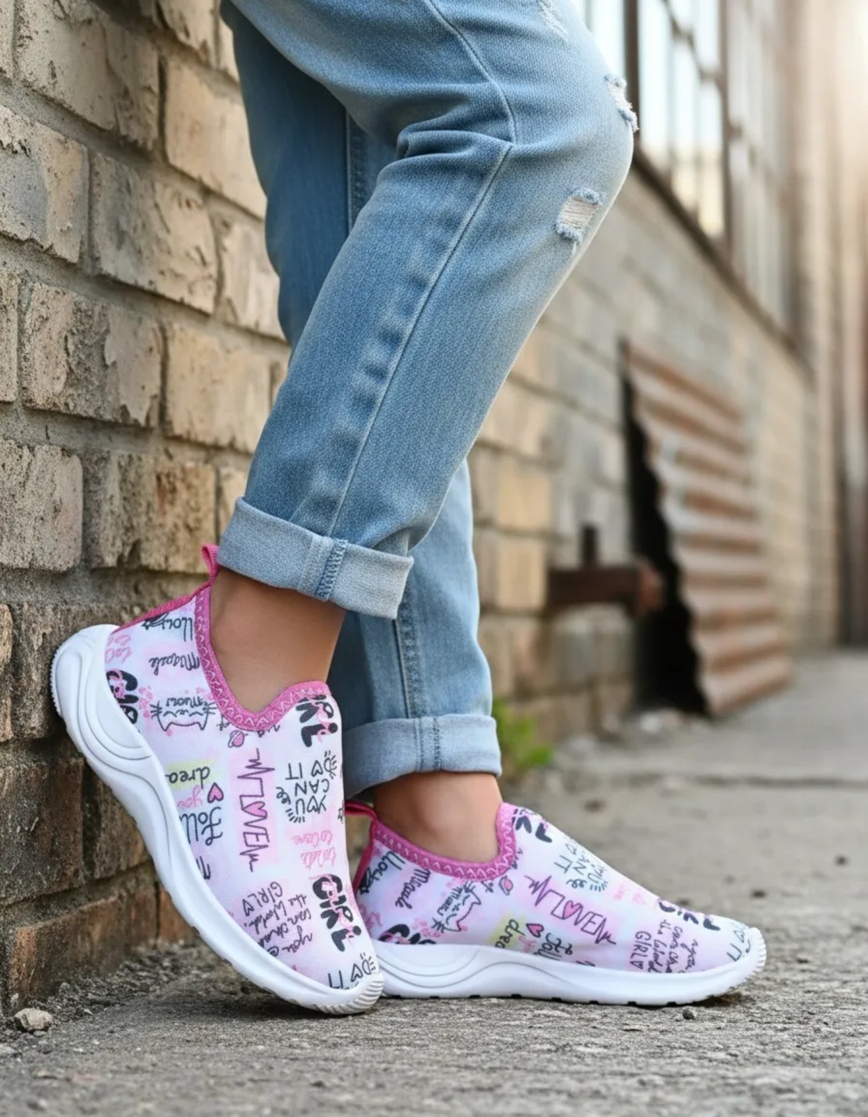 Vista 3 Infantil - Tênis Menina Footz Escolar Calce Fácil Confortável e Macio Rosa pink rosa Footz pink rosa