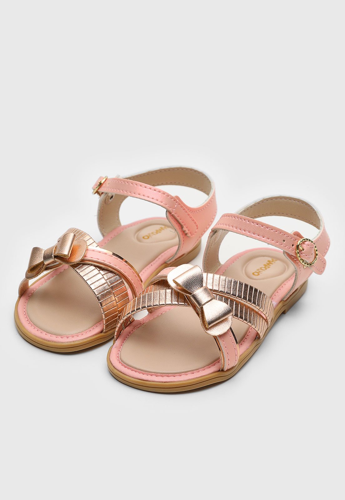 Infantil - Sandália Pimpolho Glam Rosa