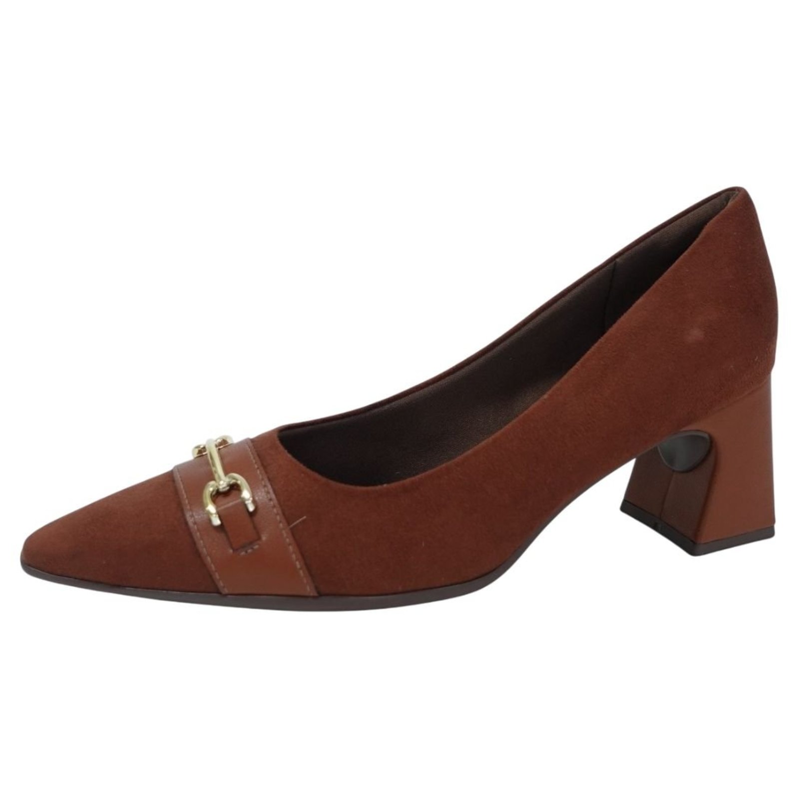 Sapato Feminino Elegante Detalhe Salto Médio Leve Piccadilly