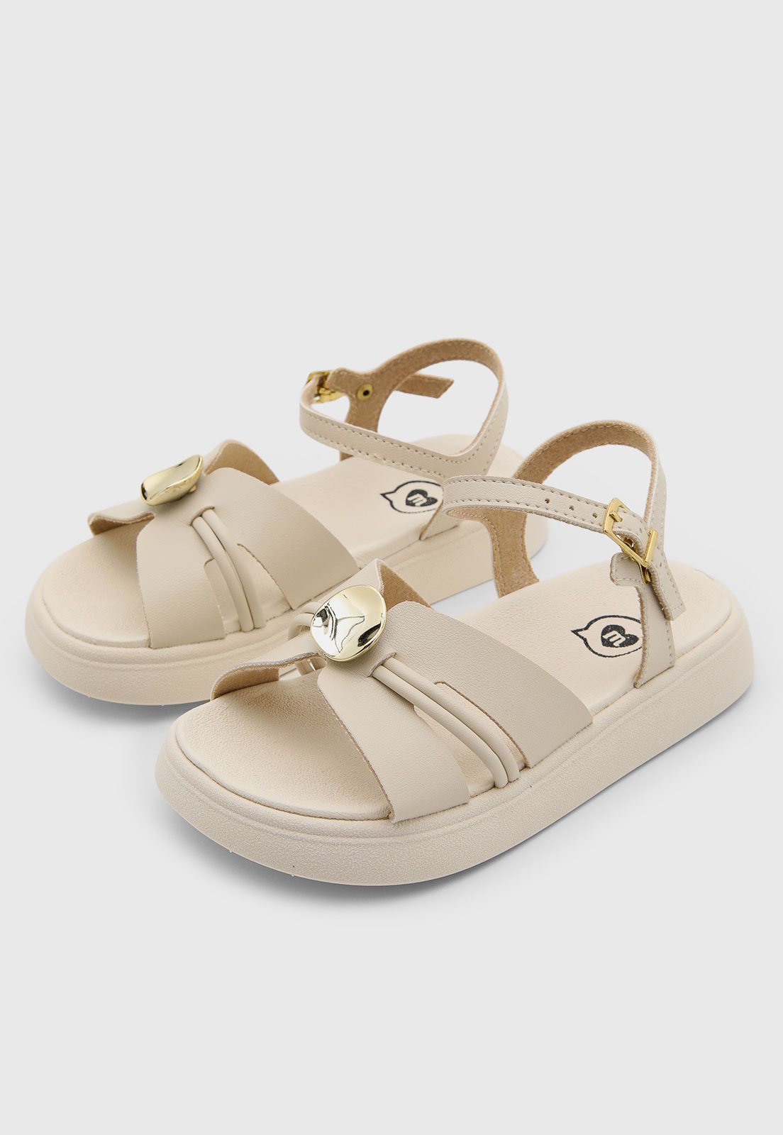 Infantil - Sandália Molekinha Fivela Off-White
