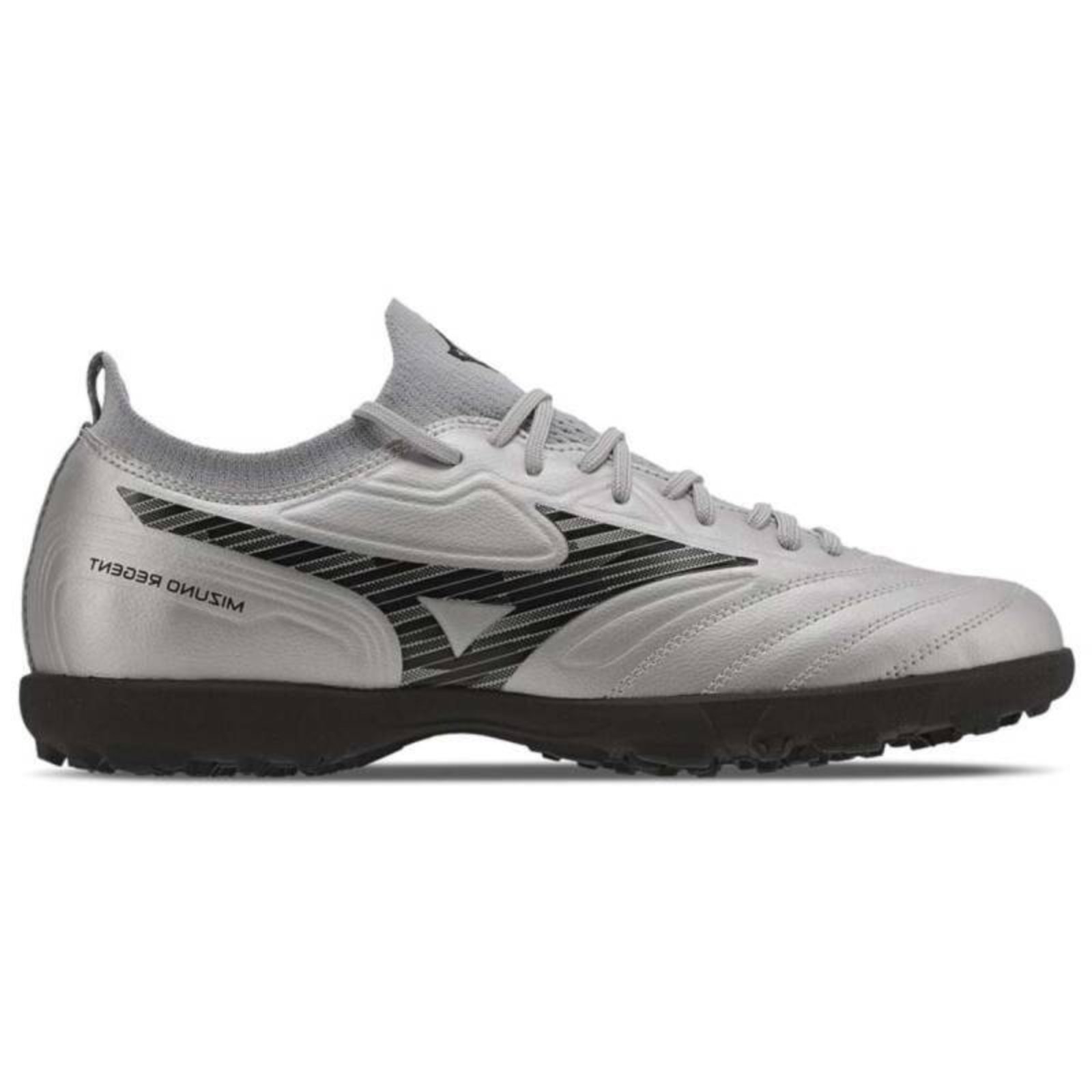 Vista 2 Chuteira Mizuno Society Regemt As - Masculina prata Mizuno prata