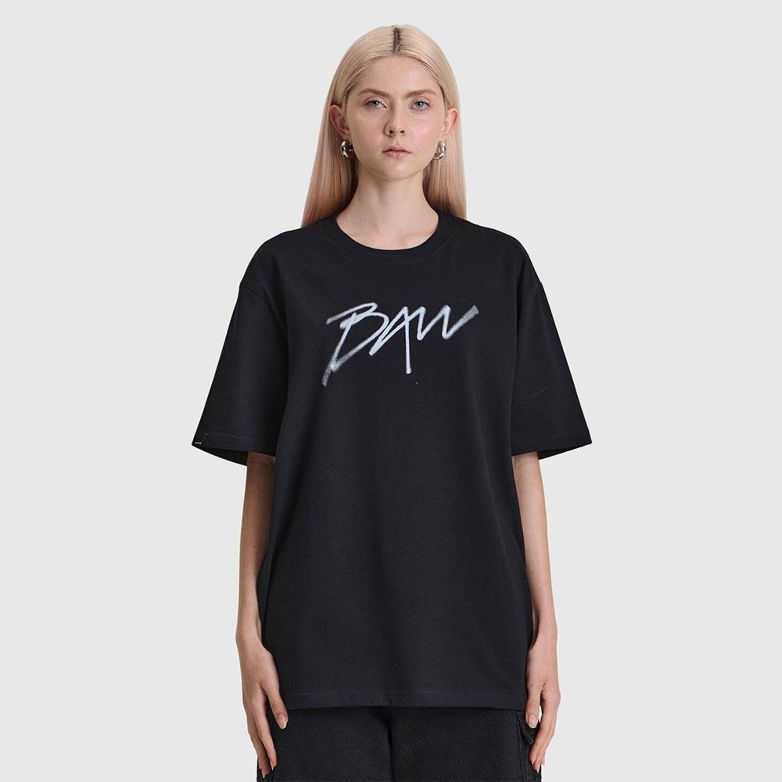 Camiseta Regular Baw Blur Preto