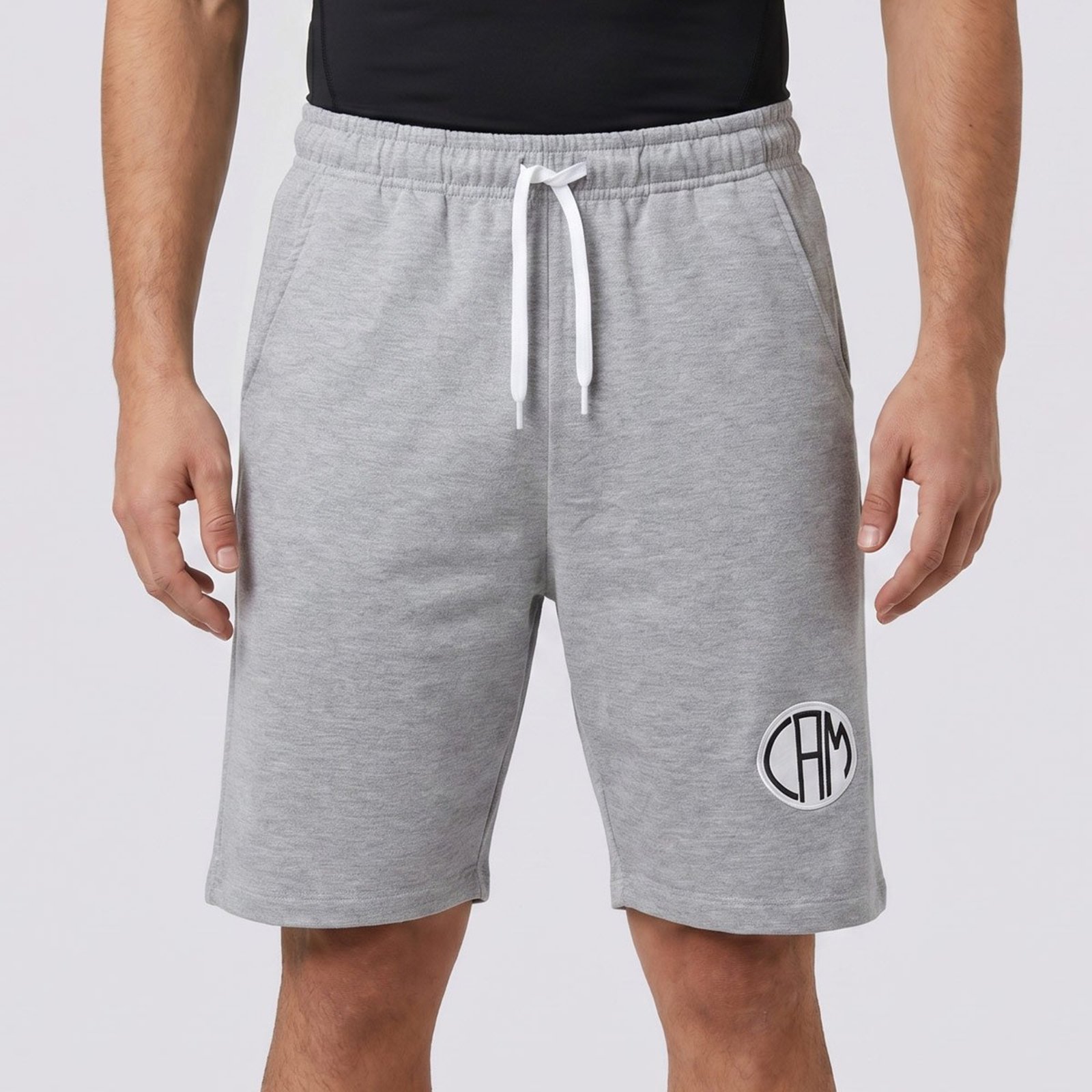 Bermuda Atlético Mineiro Retrô Cinza