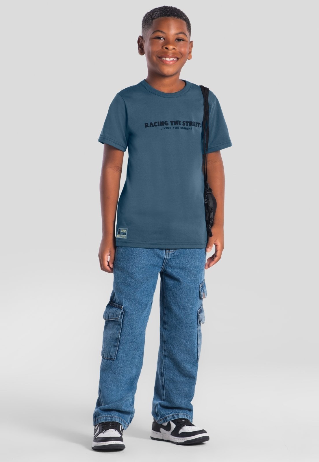 Infantil - Camiseta menino em malha Brandili