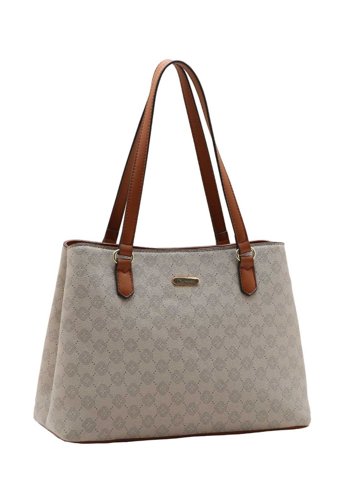 Bolsa Feminina Chenson Ombro Elemento Gráfico 3485880 Natural