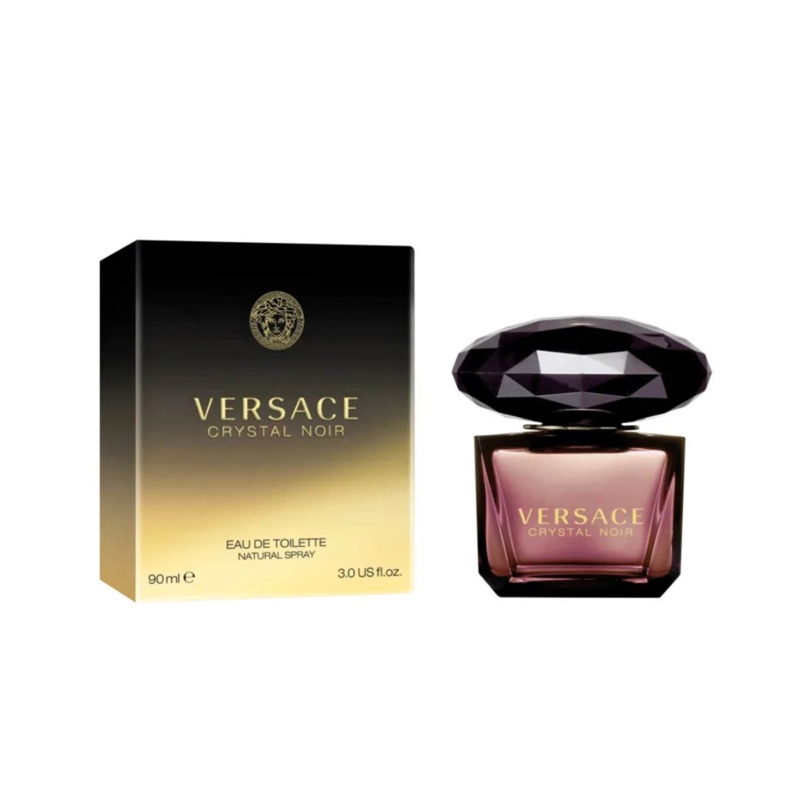 Vista 3 Crystal Noir Versace Eau de Toilette - Perfume Feminino unico noir Versace unico noir