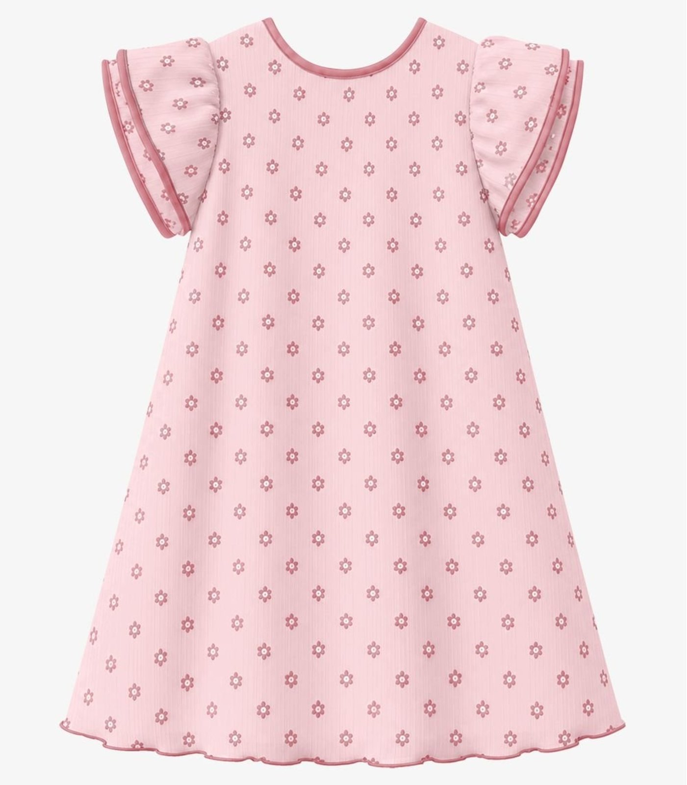 Infantil - Vestido Verão Menina Trick Nick Rosa