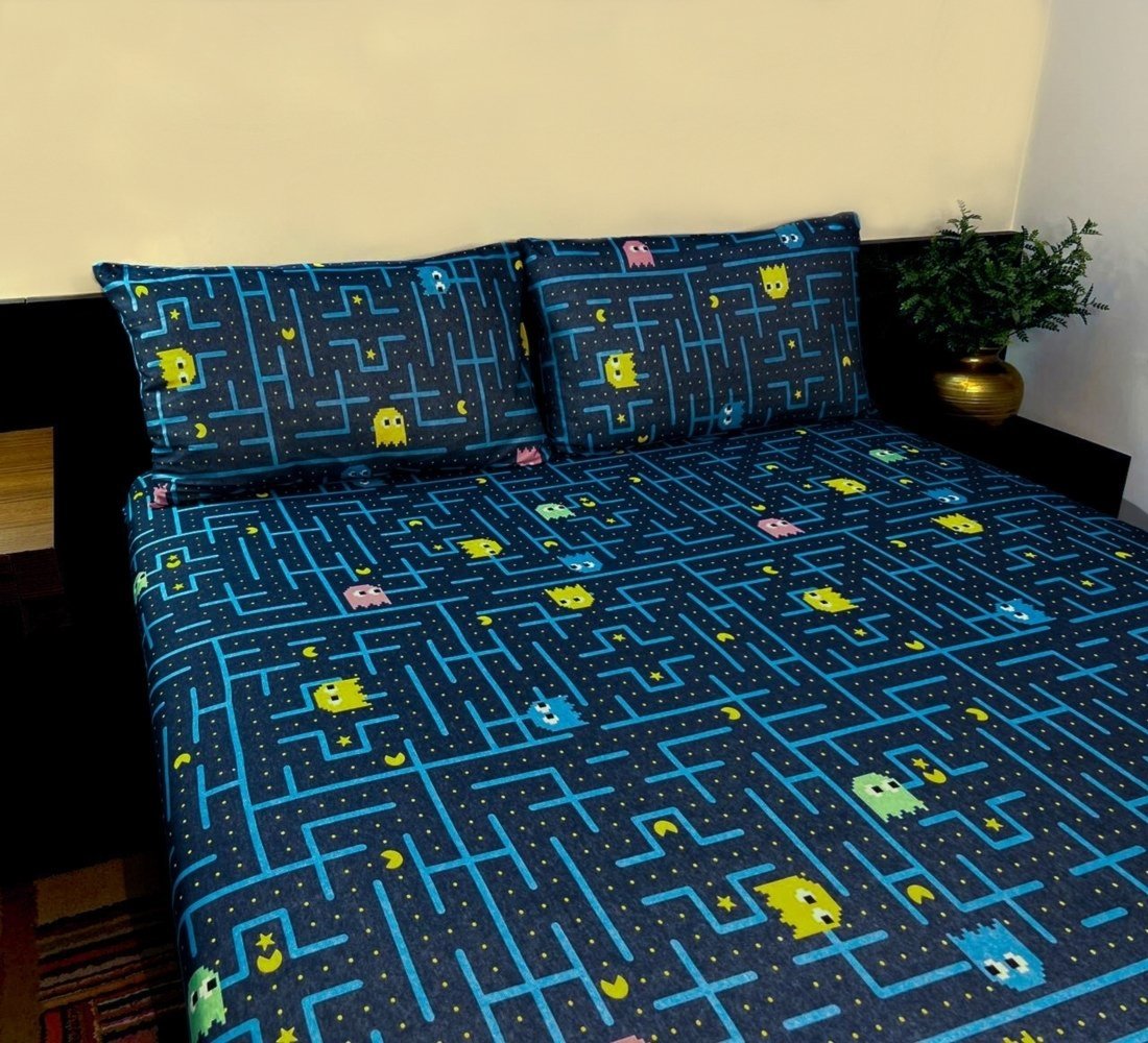 Jogo de lençol Doce Vida Casal 3 peças Pac Pac