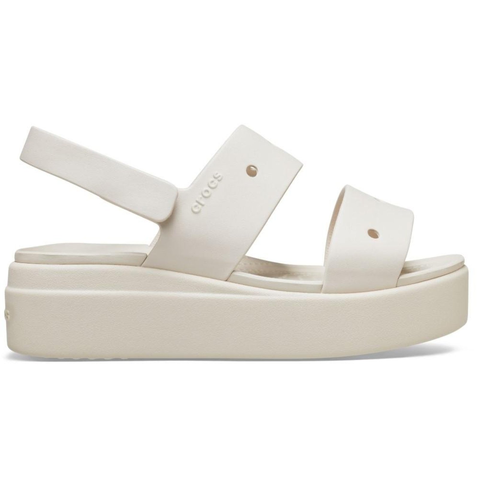 Sandália Crocs Brooklyn 4U Sandal Stucco Bege