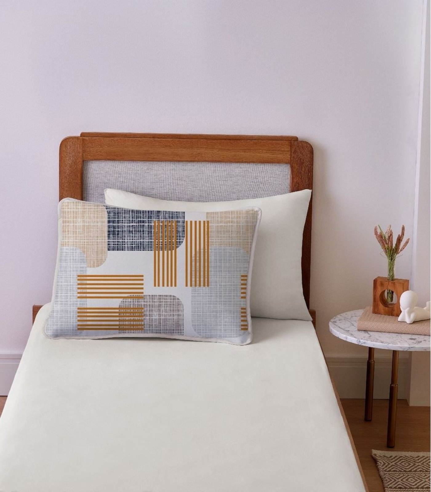 Jogo de Cama Solteiro 2pçs Vivaldi Bege
