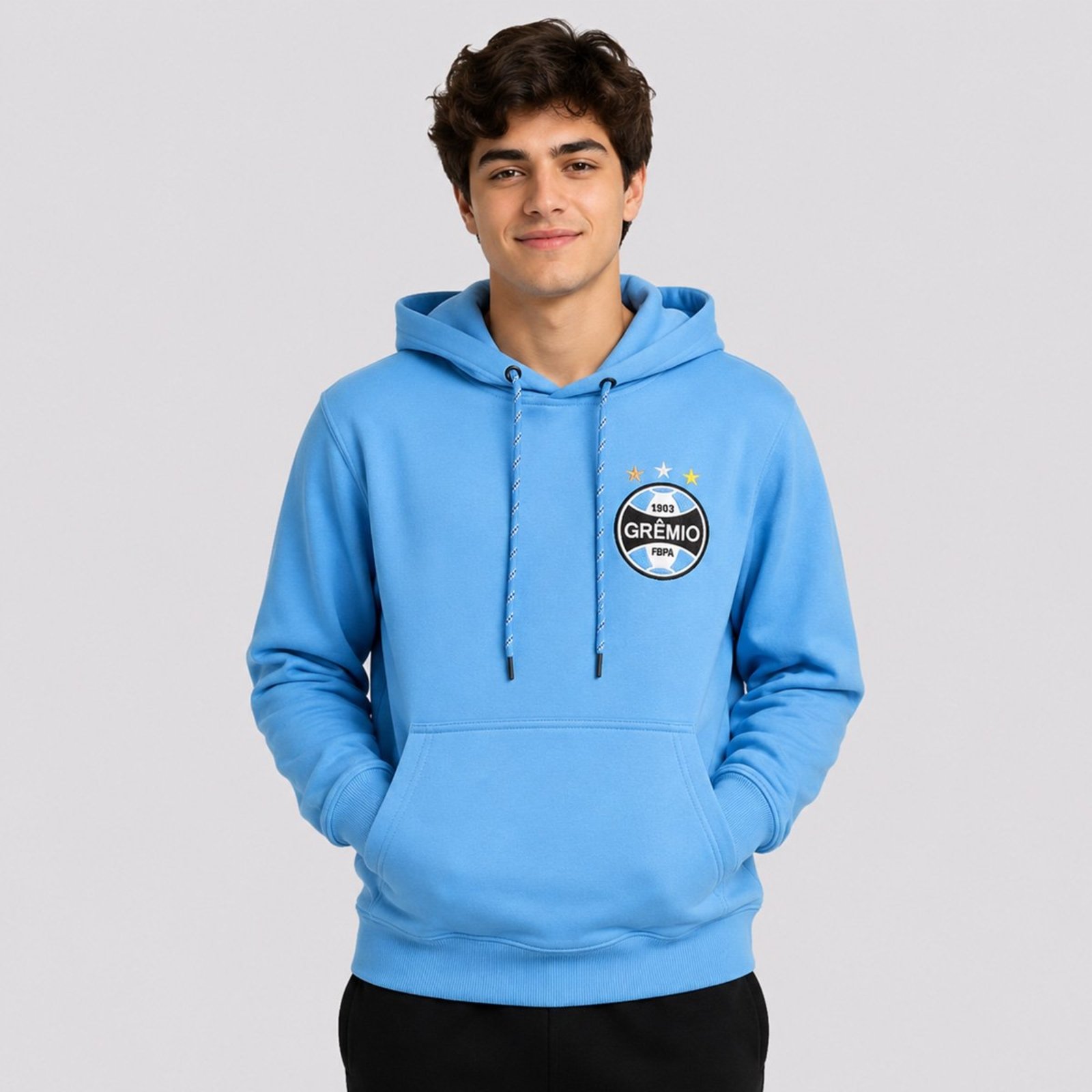 Infantil - Moletom Grêmio Juvenil Azul Celeste