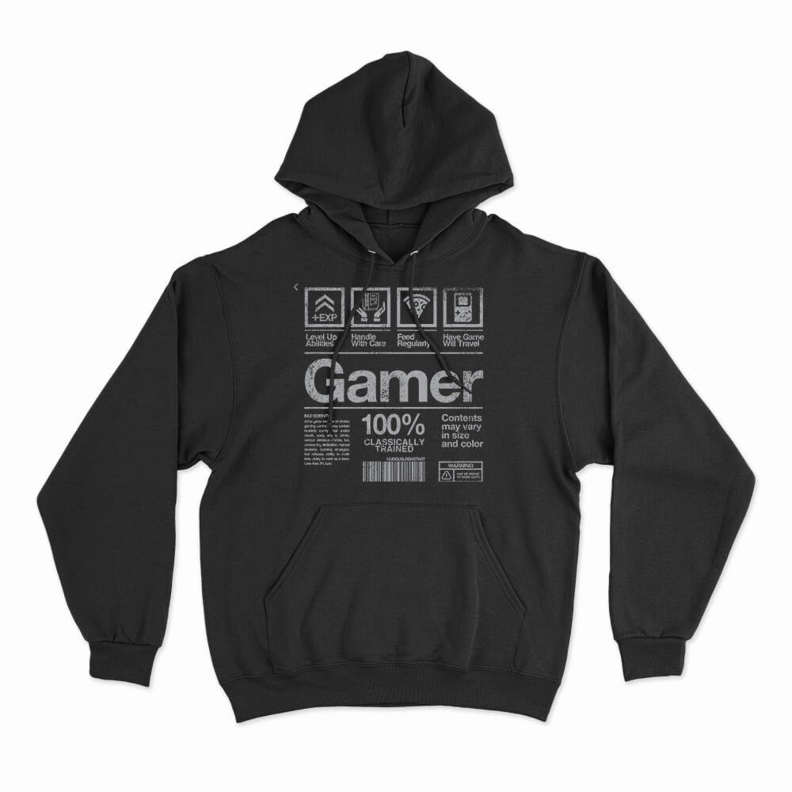 Moletom Com Capuz Gamer - Preto - Casual - Studio Geek