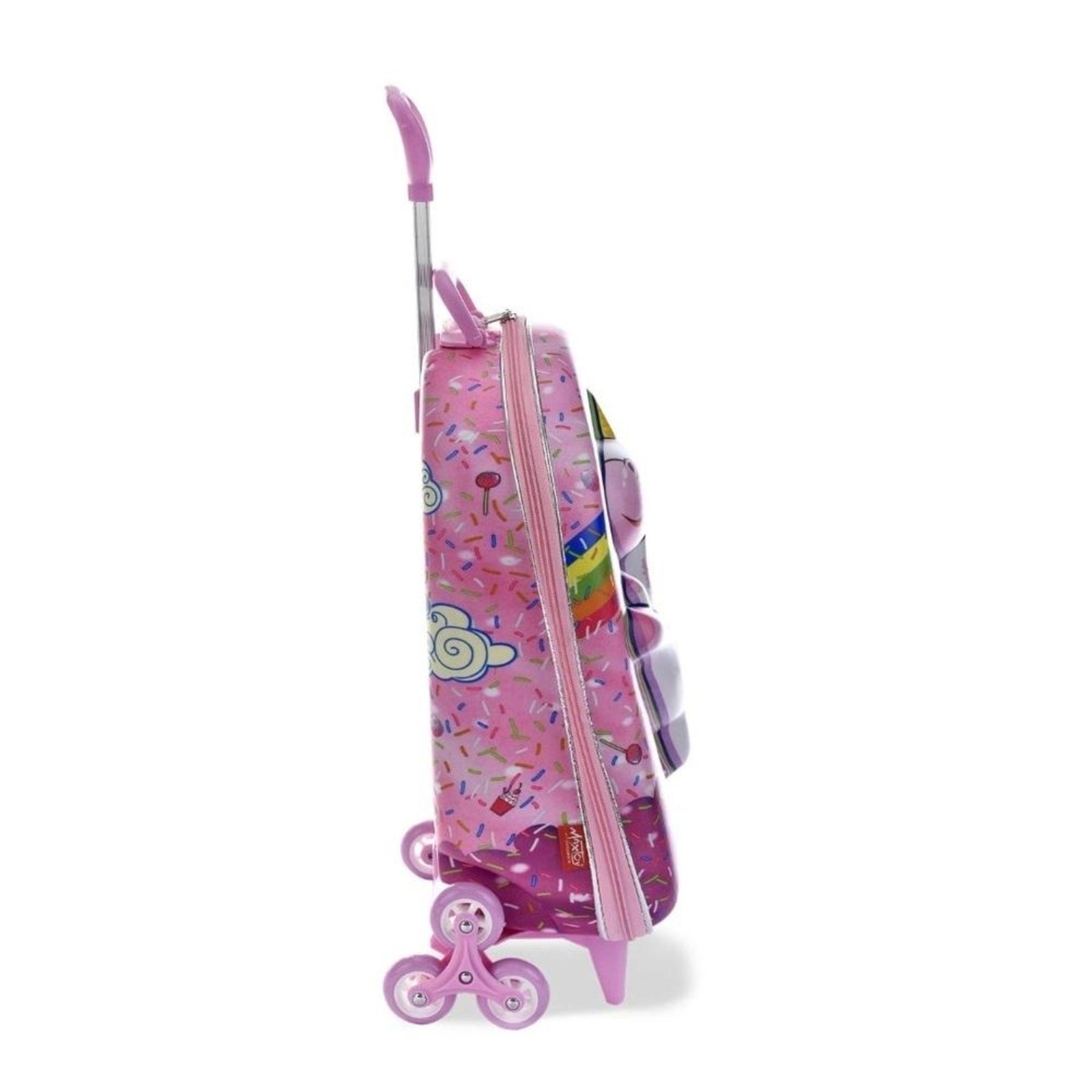 Vista 3 Infantil - Mala MaxToy Cute Unicorn Sweet 3D incolor Maxtoy incolor