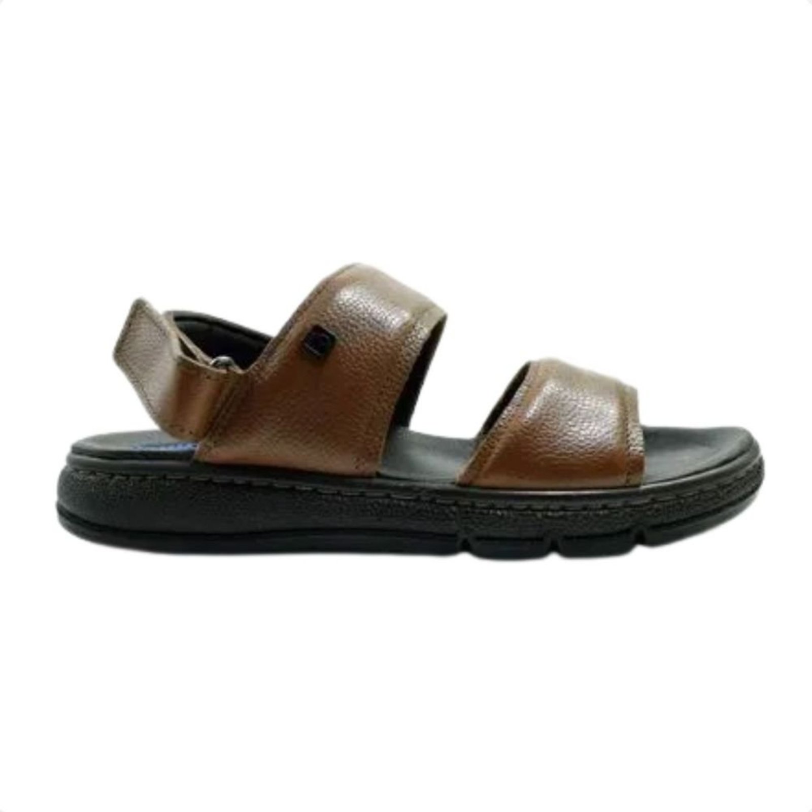 Sandália Masculina De Couro Pegada Marrom