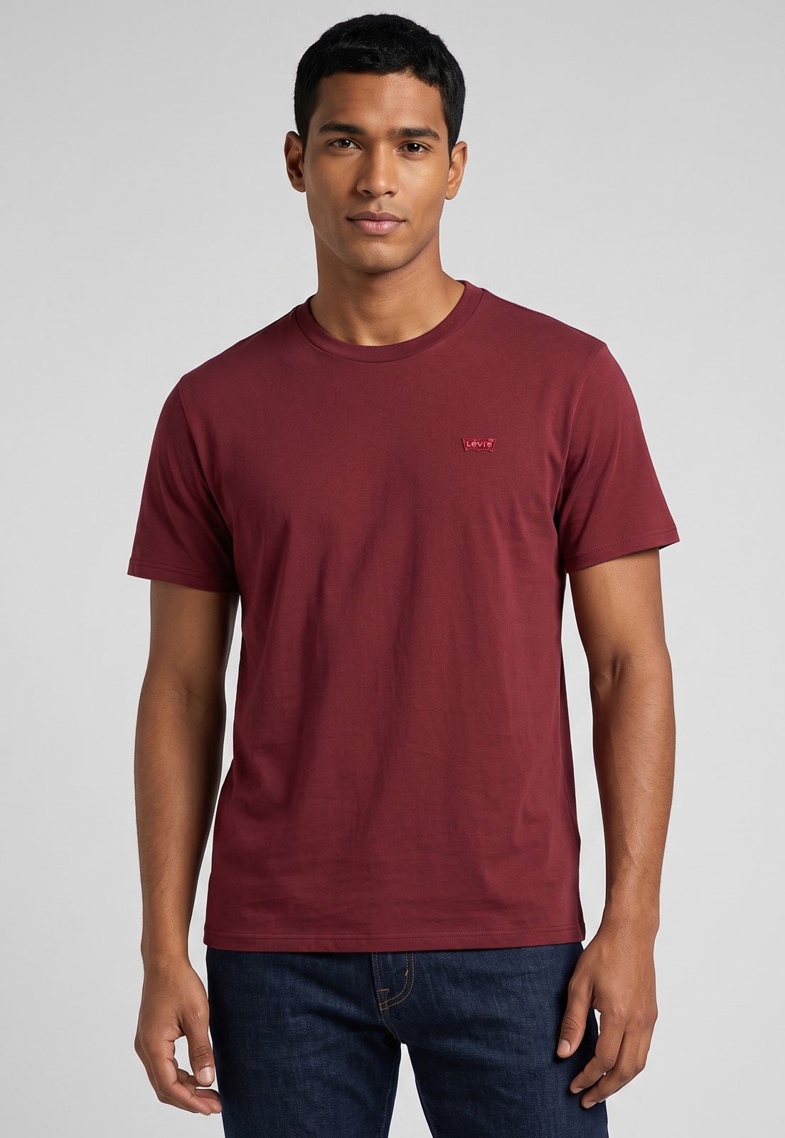 Camiseta Masculina Levis Icon Vinho