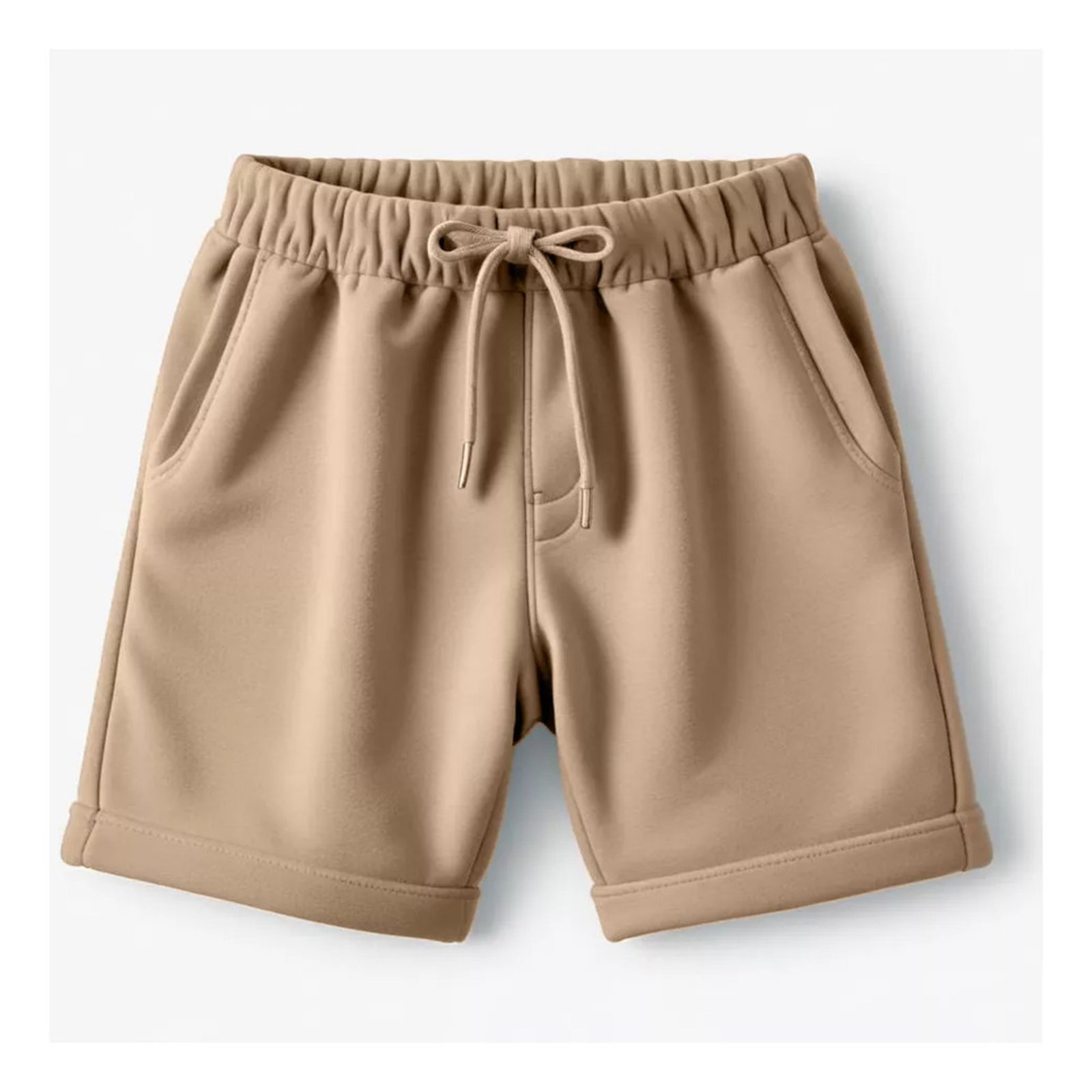 Infantil – Bermuda Menino Moletom Short Bege