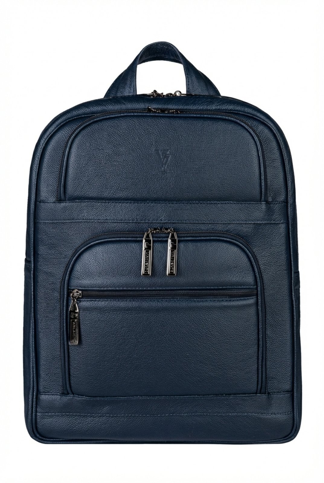Mochila grande masculina couro floater para notebook Guilherme - Azul