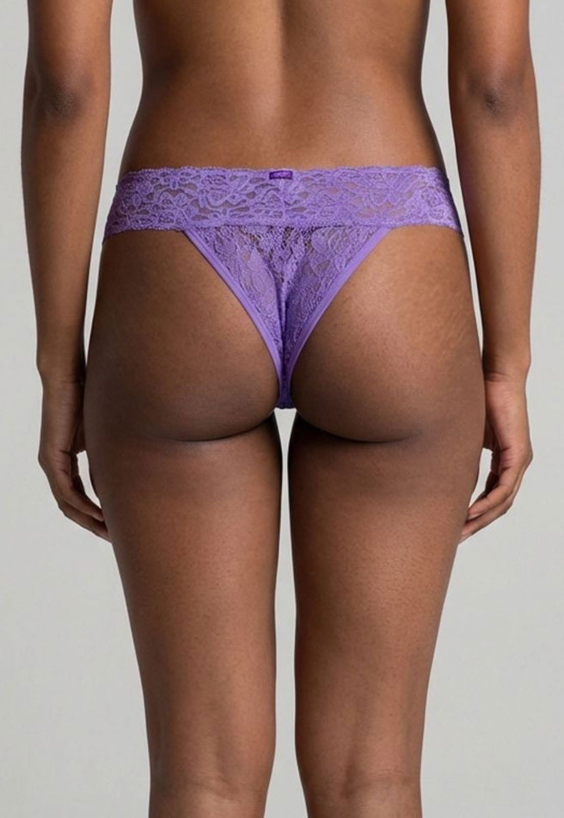 Vista 3 Calcinha Biquíni Feminina Hope Renda Roxa roxo Hope roxo