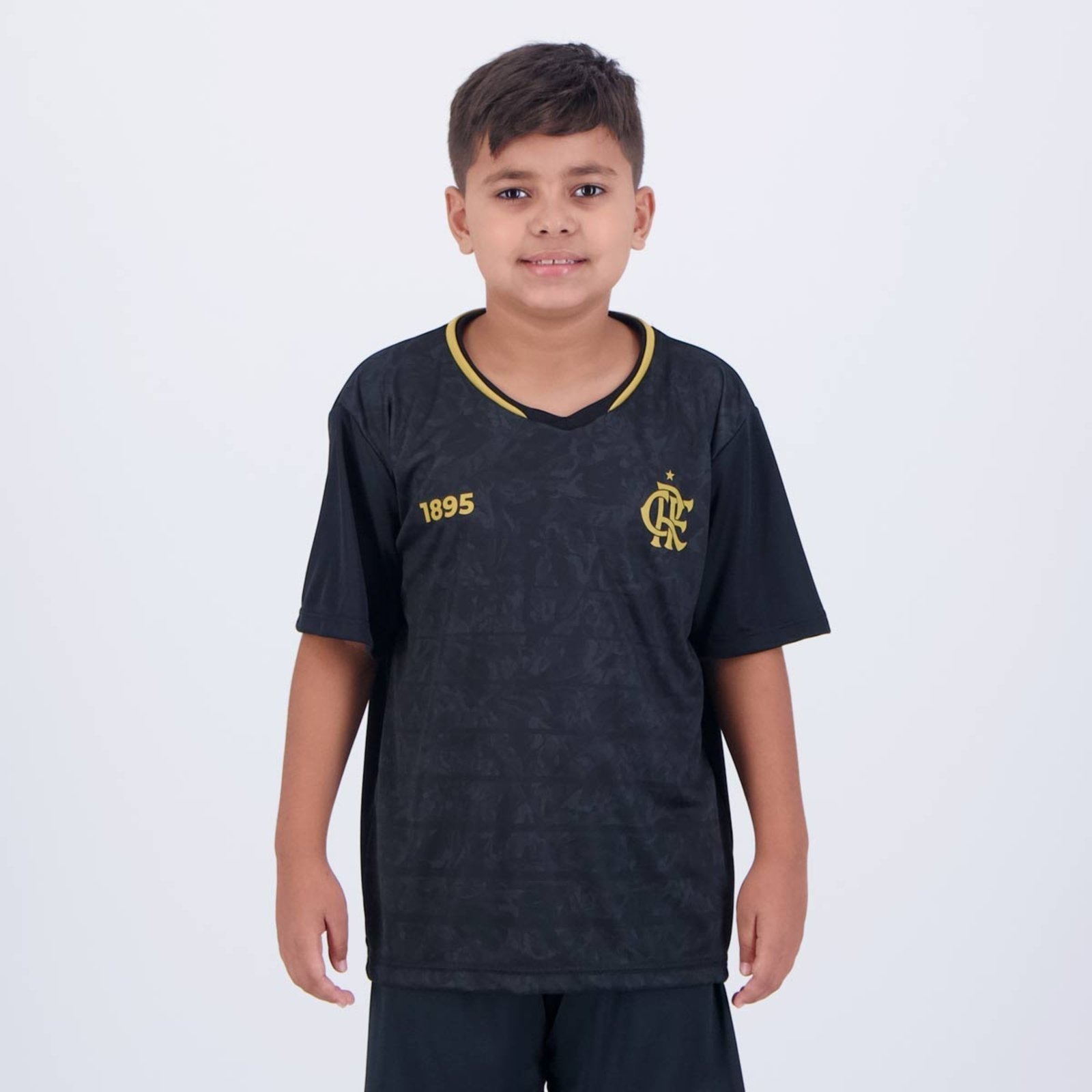 Vista 2 Camisa Flamengo Brook Preta braziline preto braziline preto