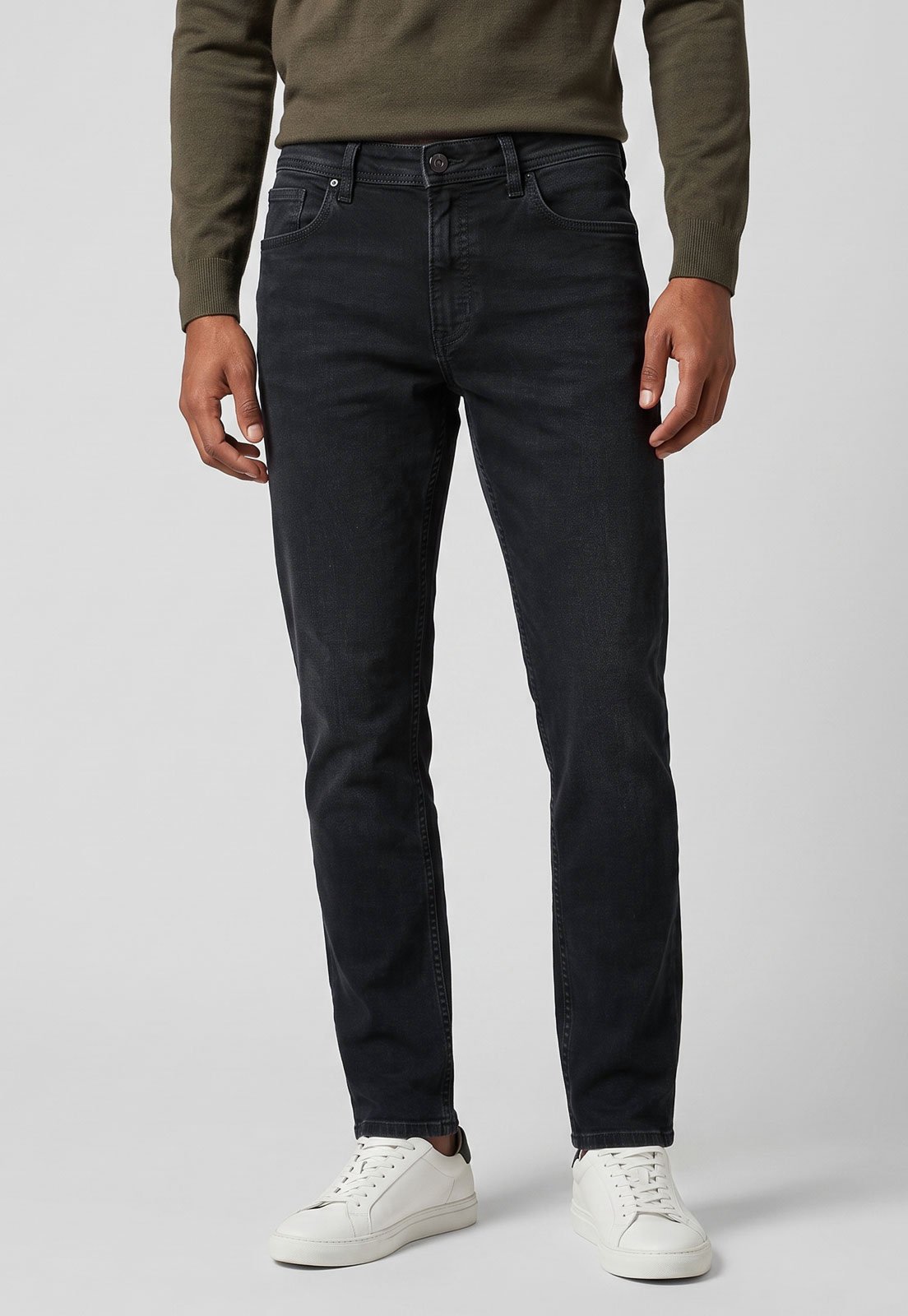 Calça Jeans Masculina Dudalina Slim Preta