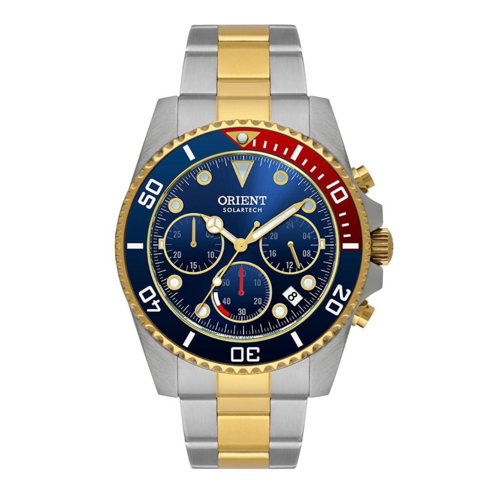 Relógio Masculino Solartech Orient Prata MTSSC048 D1SX - Coleção Exclusiva Prata