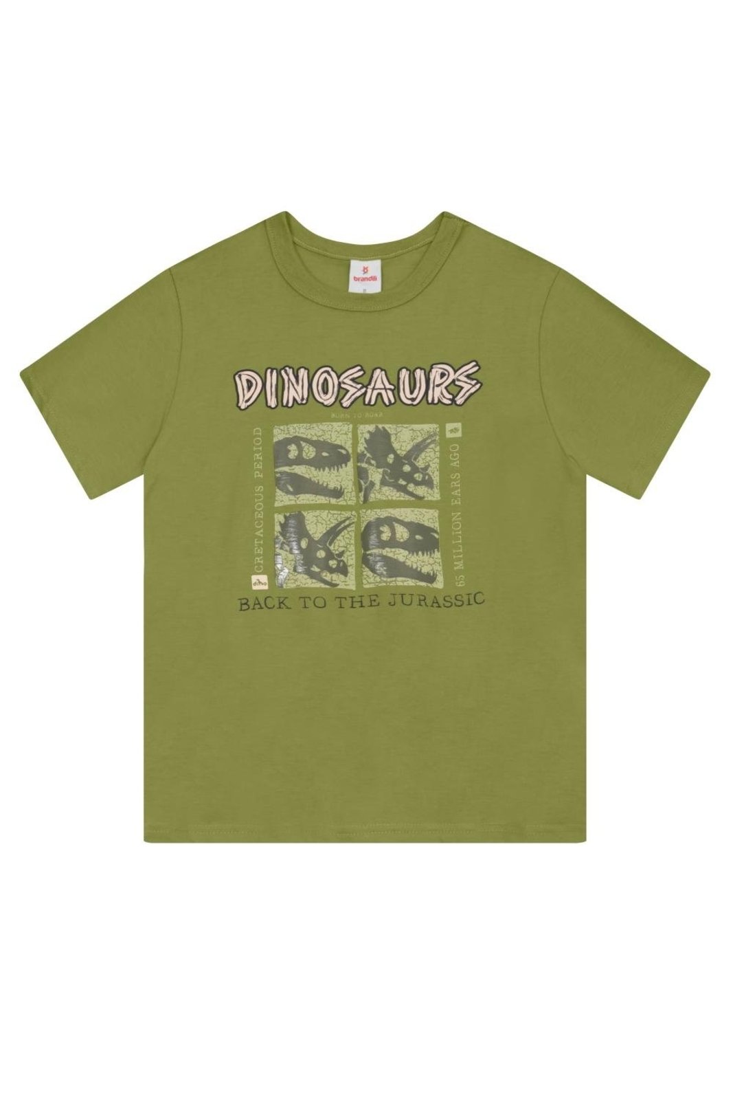 Infantil - Camiseta menino em meia malha Brandili