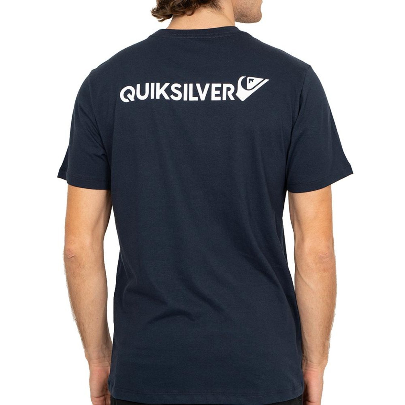 Camiseta Quiksilver Emb Square SM26 Masculina Marinho