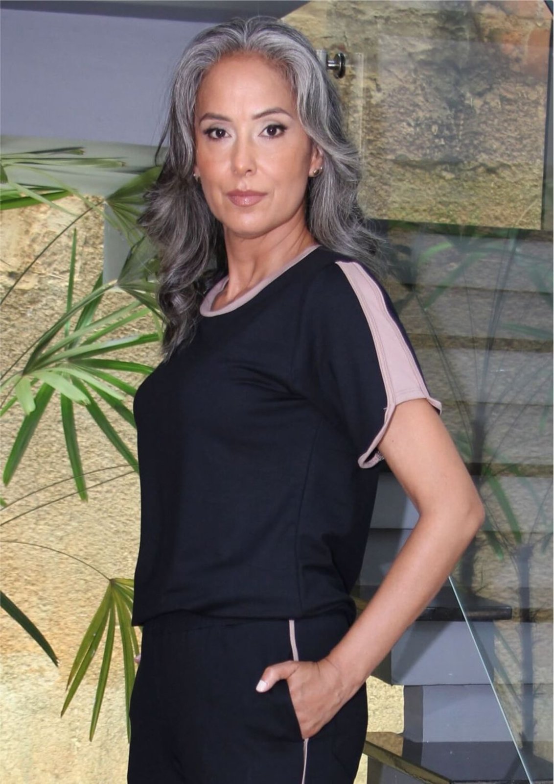 Blusa Manga Curta Pau a Pique Básica Preto PRETO – M Pau a Pique