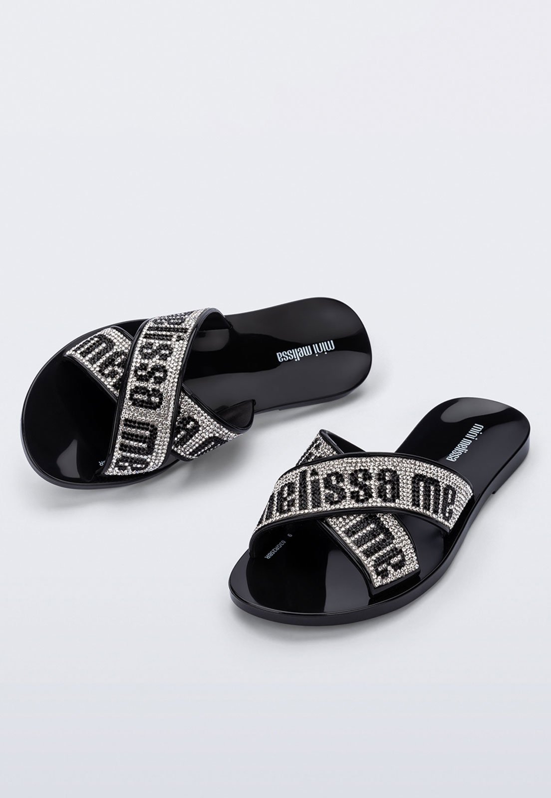 Infantil – Sandália Slide Mini Melissa M Lover Preta