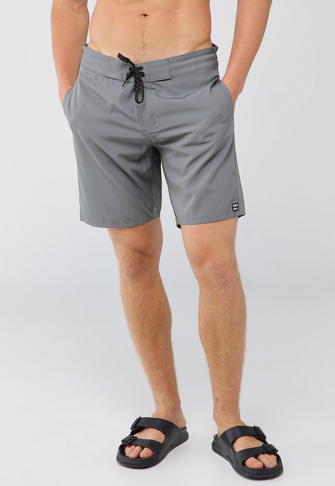 Vista 2 Bermuda Masculina Billabong All Day Pro LT 19 cinza Billabong cinza