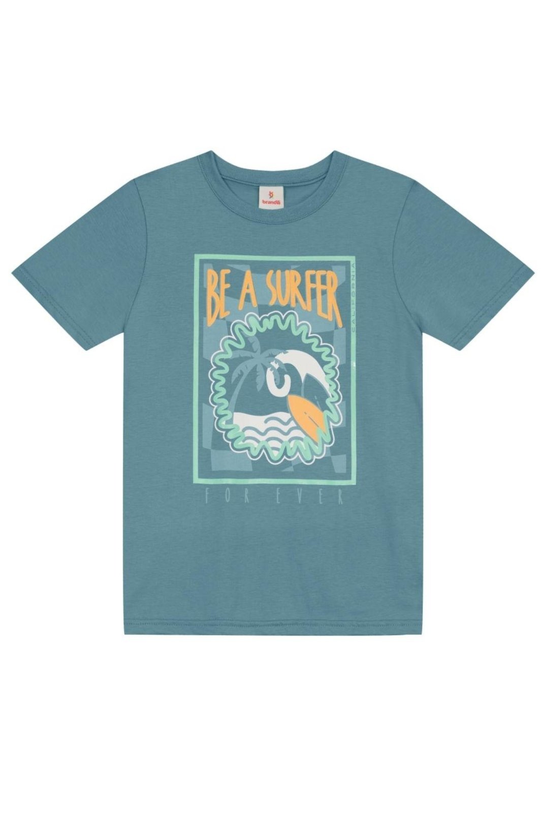 Infantil - Camiseta menino tropical em gel Brandili
