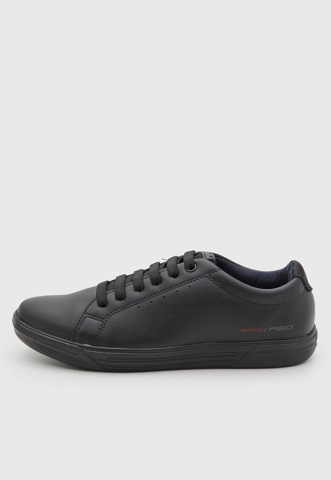 Tênis Masculino Pegada Cano Baixo Preto
