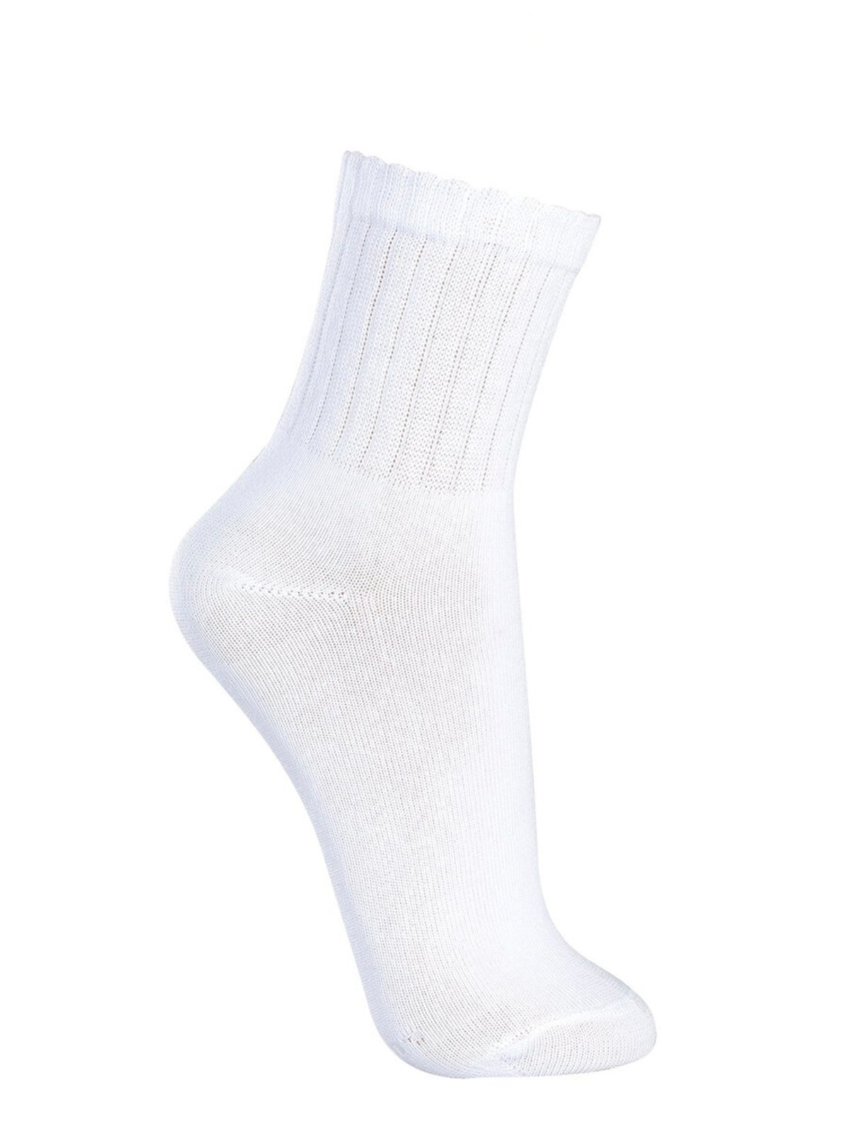 Meia Esportiva Cano Médio Lupo 3290-009 Branco