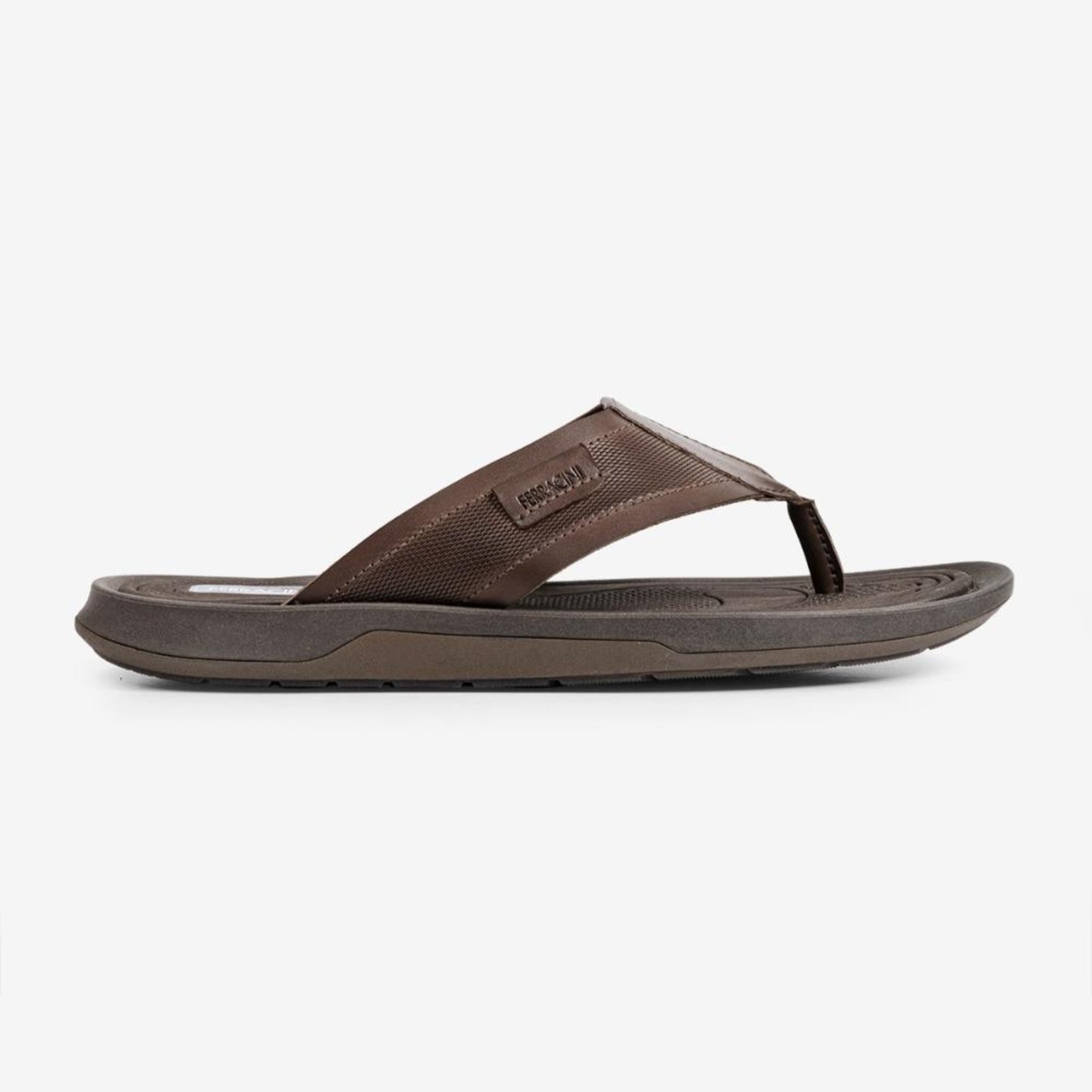 Sandália Ferracini Masculina Couro Marrom Dakar 1590-667B Marrom