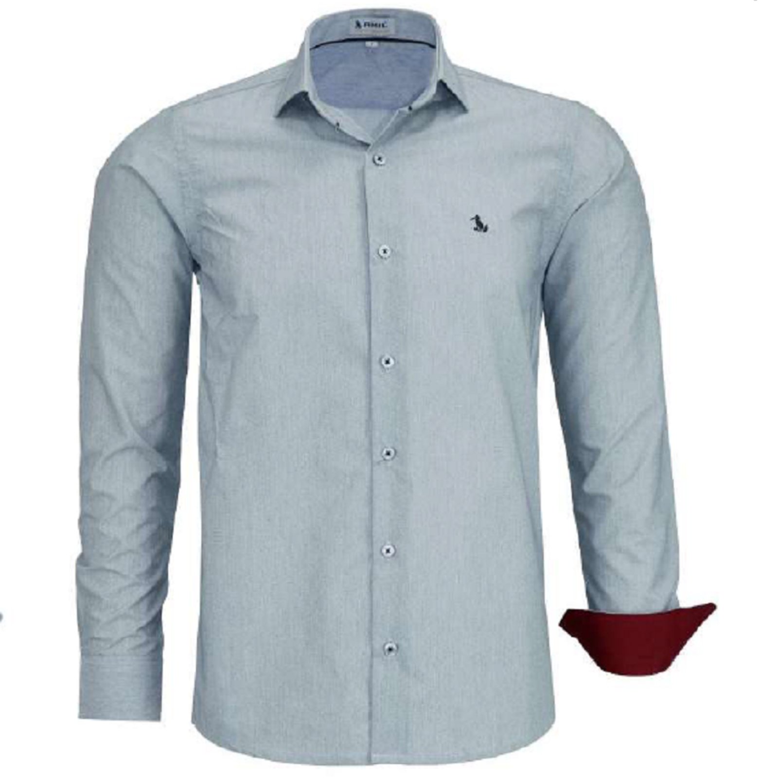 Camisa Social Manga Longa Original Amil Exclusiva Preto