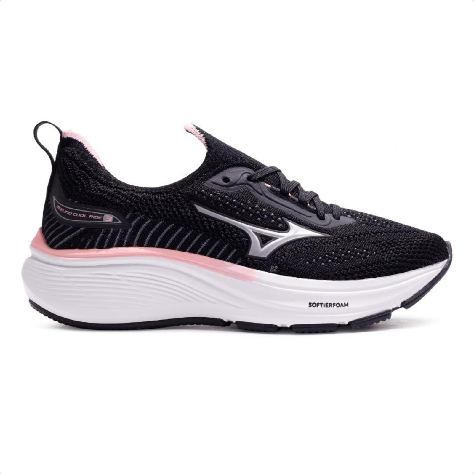 Infantil - Tênis Mizuno Cool Ride 3 Junior Unissex Preto