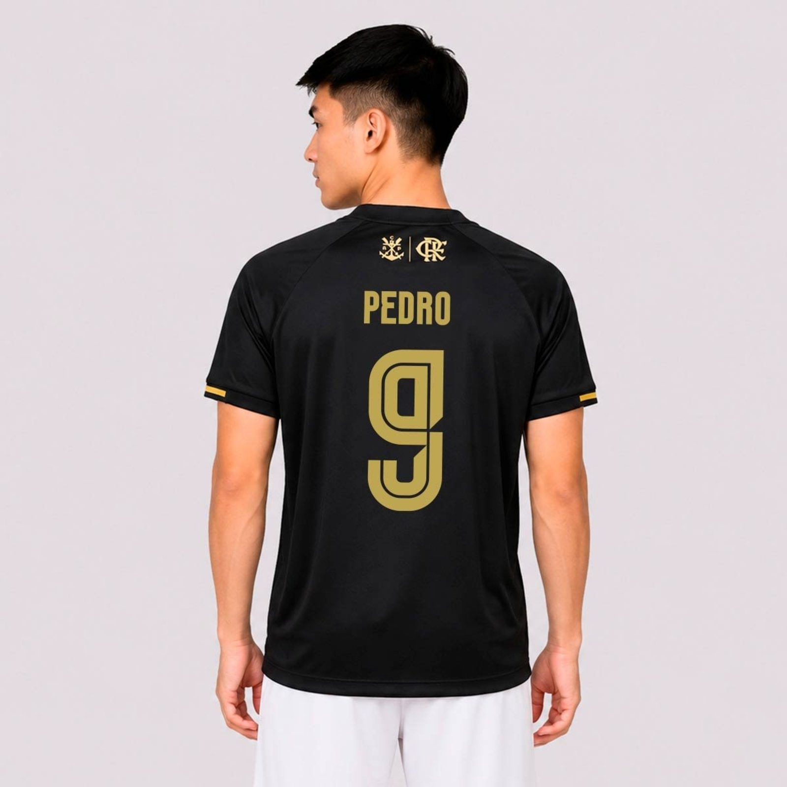 Camisa Flamengo Solto Preta 9 Pedro