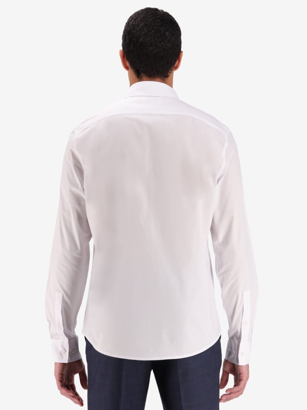 Camisa de Manga Longa Masculina Regular Estampa Ck Bordada Calvin Klein - Branco CKS Premium Label