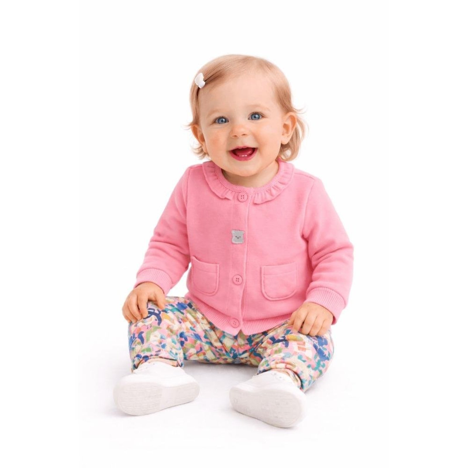 Infantil - Legging Menina Vila de Alinhavos Alphabeto Rosa