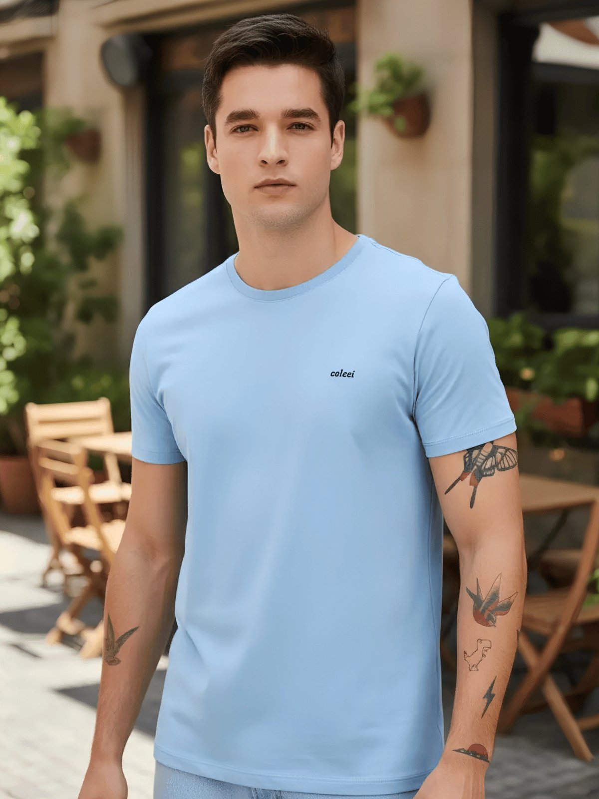 Camiseta Masculina Básica Colcci Cores Básicas