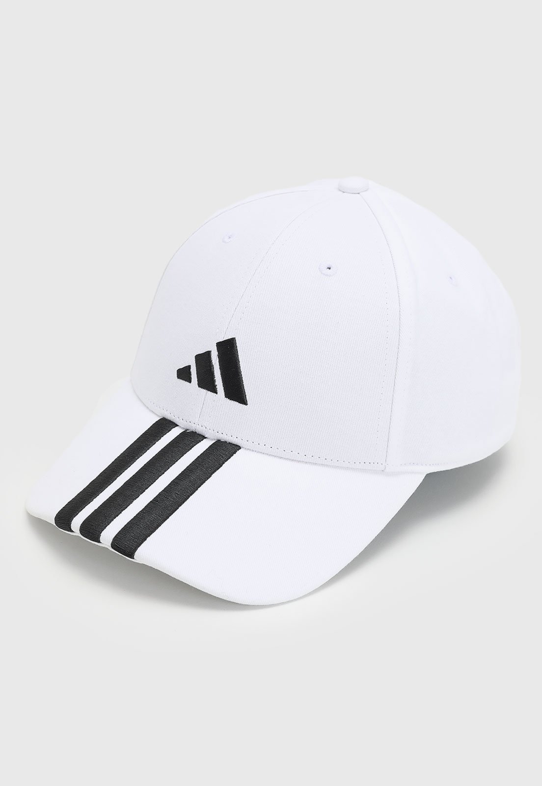 Vista 3 Boné Unissex adidas Performance Aba Curva Três Listras branco adidas performance branco