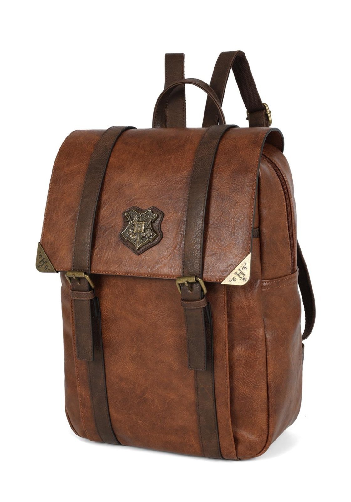 Vista 3 Infantil - Mochila de Costas Média Casual Harry Potter Notebook Luxcel marrom